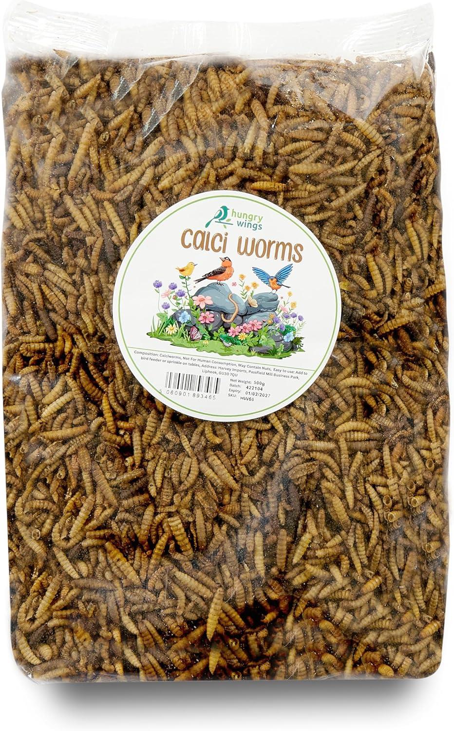 Hungry Wings Calci Worms 500g