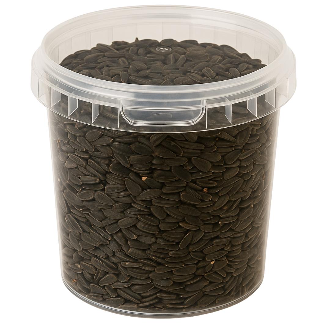 Hungry Wings Black Sunflower Seeds 1L Tub